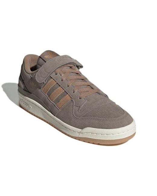 Adidas Brown Originals Forum 84 Low Corduroy Earth for men