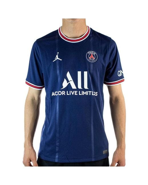 Nike Blue Paris Saint-Germain Stadium 21/22 Home Jersey for men