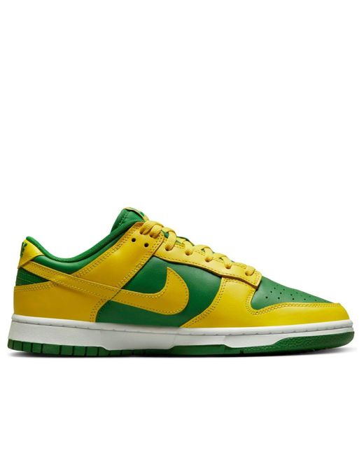 Nike Yellow Dunk Low 'Reverse Brazil' for men