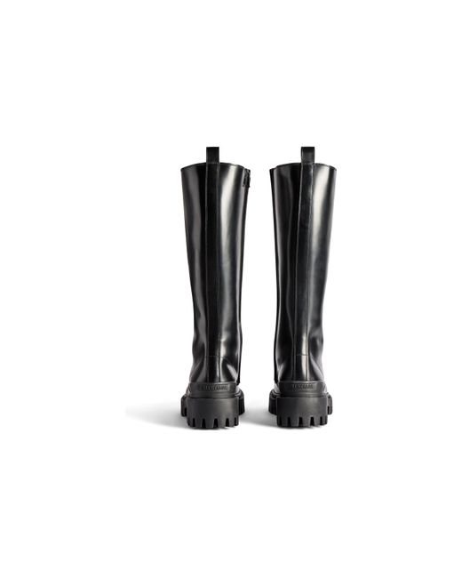 Balenciaga Black (Wmns) Strike 20Mm Boots Matte Smooth Calfskin'