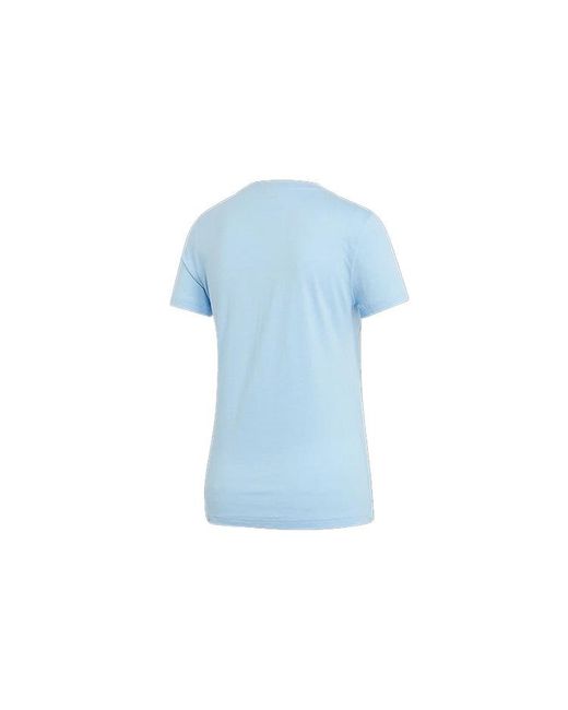 Adidas Blue (Wmns) Sports Stylish Short Sleeve