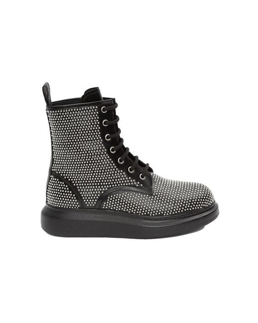 McQueen Black (Wmns) Hybrid Lace Up Boot