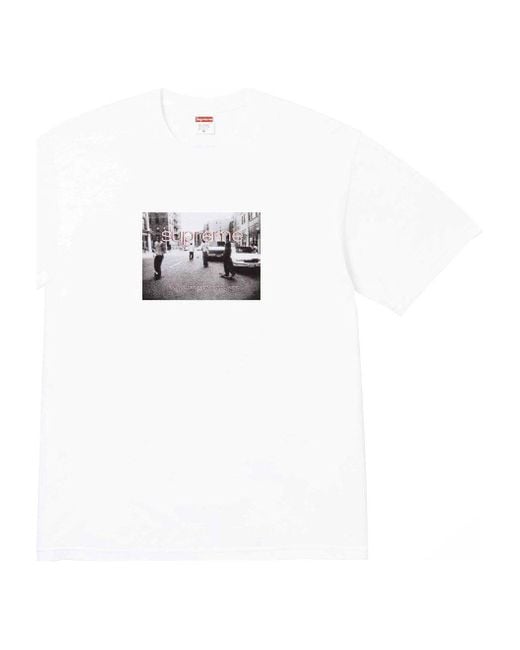 Supreme White Crew 96 T-Shirt for men