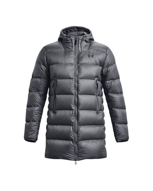 Under Armour Gray Storm Armour Down Parka 'Dark' for men