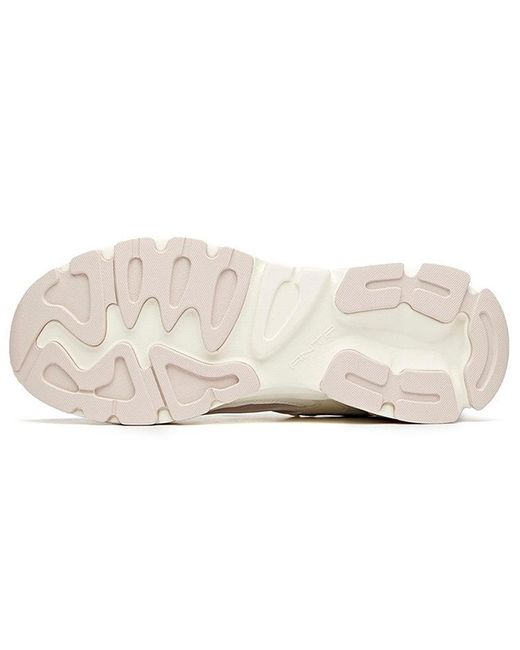Anta White (Wmns) Life Series Sneakers 'Lotus'