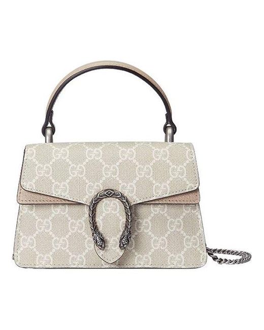 Gucci Gray (Wmns) Dionysus Mini Top Handle Bag 'Being'