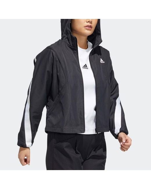 Adidas Blue (Wmns) Sports Hooded Jacket