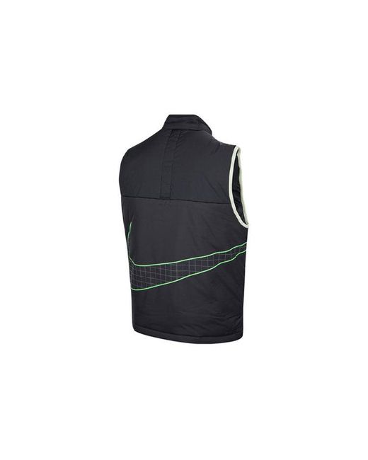 Nike Blue Back Large Logo Stay Warm Casual Sleeveless Vest for men