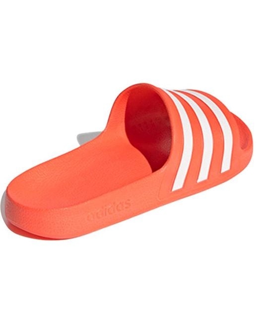 Adidas Red (Wmns) Adilette Adilette Aqua Slide 'Solar'