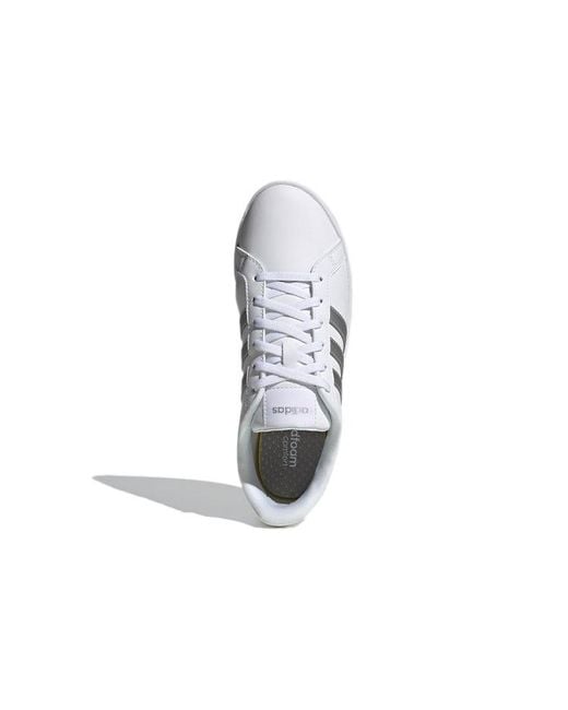 Adidas White (Wmns) Courtpoint Metallic'