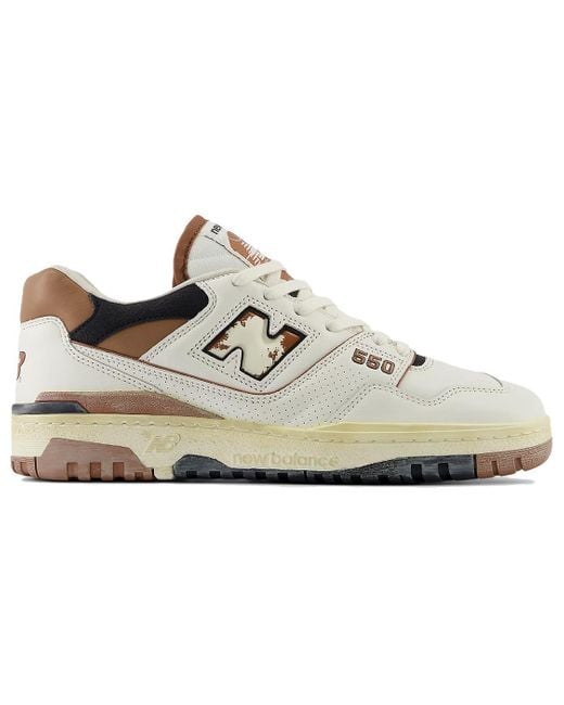 New Balance White 550 'Vintage Pack Pecan' for men