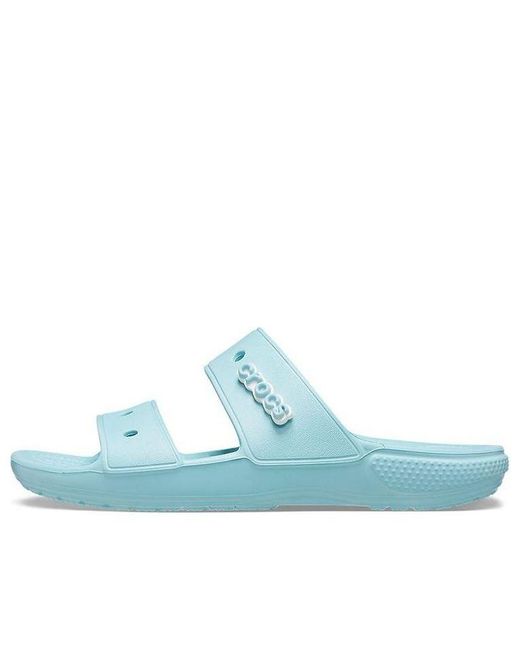 CROCSTM Blue Classic Clog Cozy Sandals