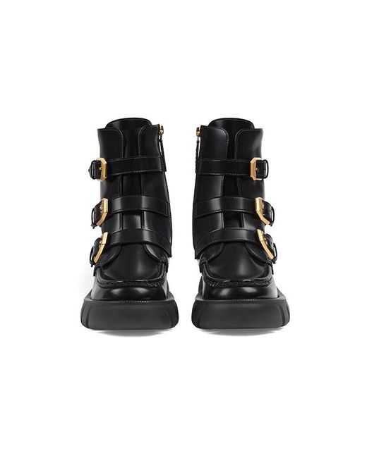 Gucci Black (Wmns) Leather Ankle Boots