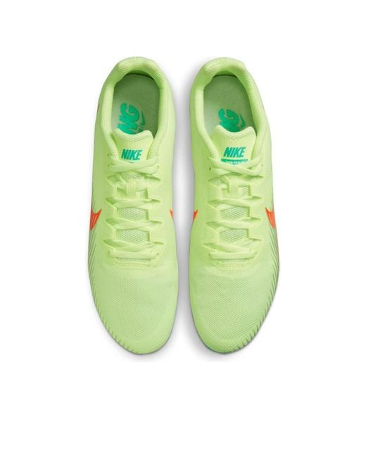 Nike Green Air Zoom Rival M 9 Spikes 'Barely Volt Hyper' for men