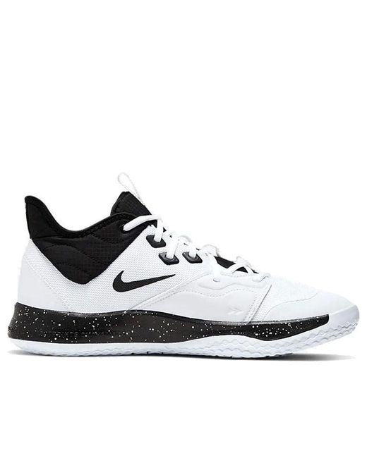 Nike White Pg 3 Tb for men