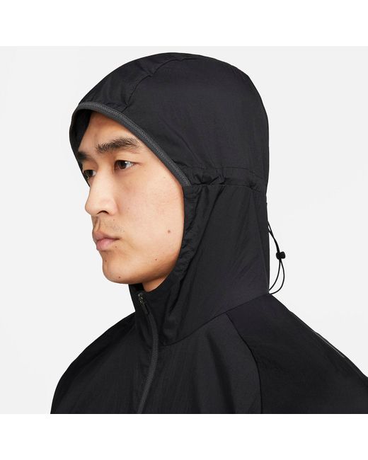 Nike Black Trail Aireez Lightweight Trail Running Jacket for men