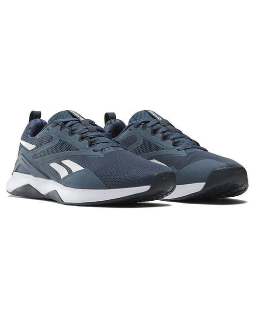 Reebok Blue Nanoflex Tr 2.0 'Dark' for men