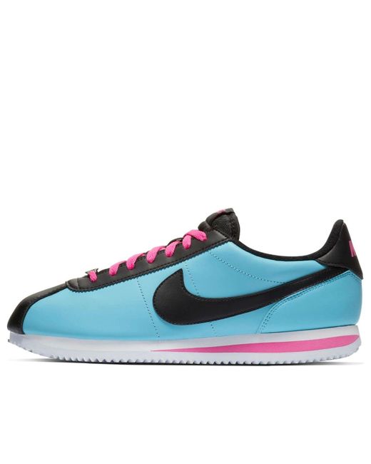 Nike Blue Cortez Basic Leather 'South Beach' for men