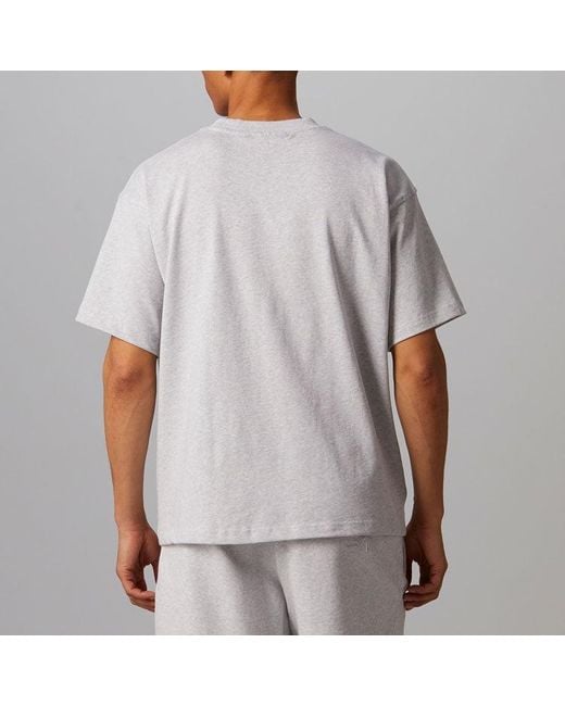 Adidas Gray X Pharrell Humanrace Small Logo T-Shirt for men