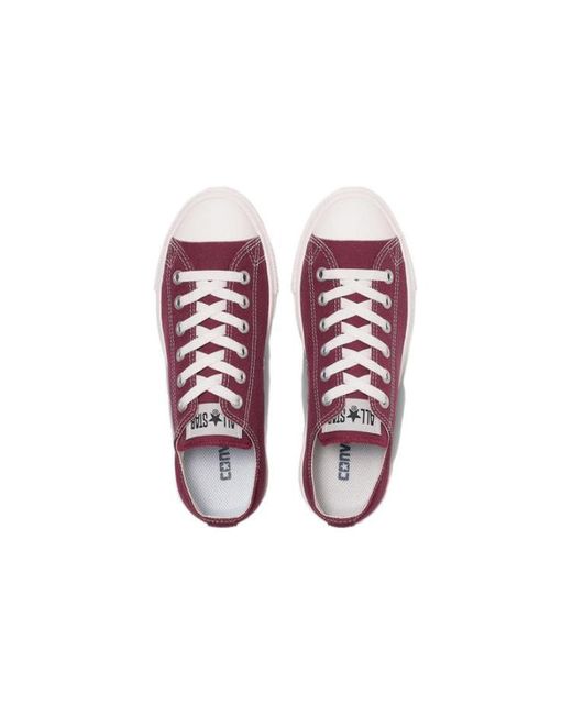 Converse Purple All Star Light Ox 'Cherry' for men