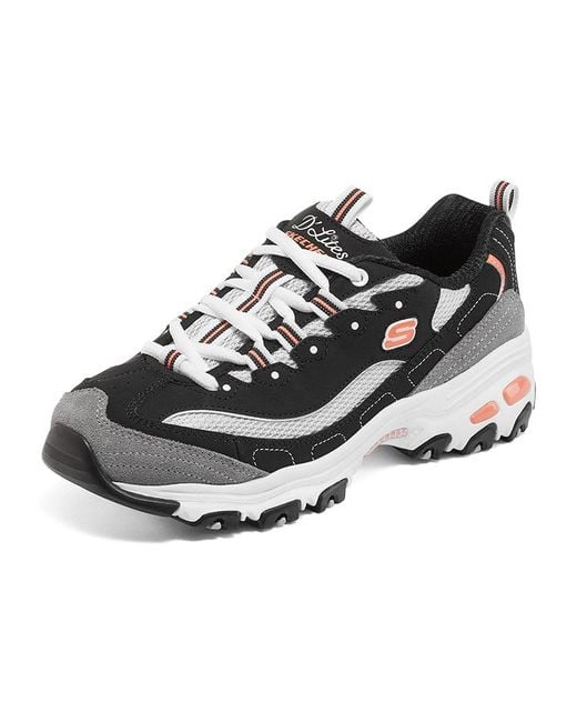 Skechers Black (Wmns) D'Lites 1.0