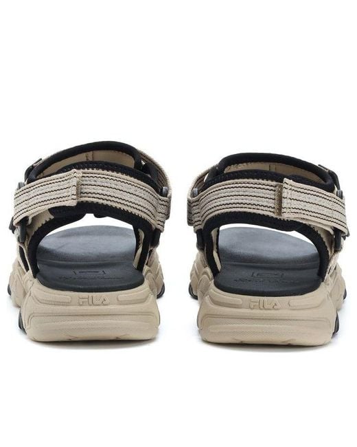 Fila Black Fluid Sandal for men