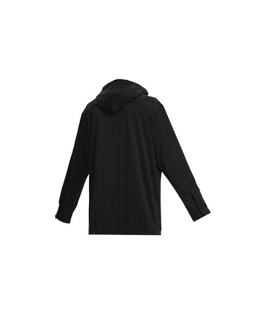 Adidas Black Y-3 Hooded Track Jacket for men