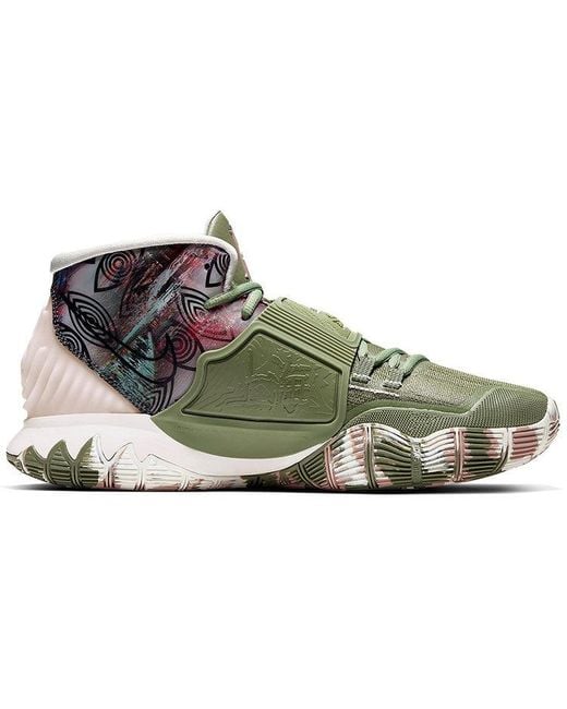 Nike Green Kyrie 6 Preheat 'Shanghai' for men