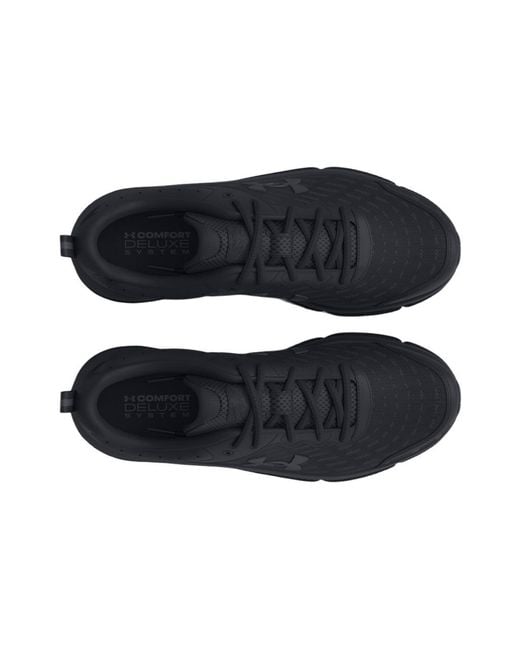 Under Armour Black Charged Assert 10 D Running Shoe,