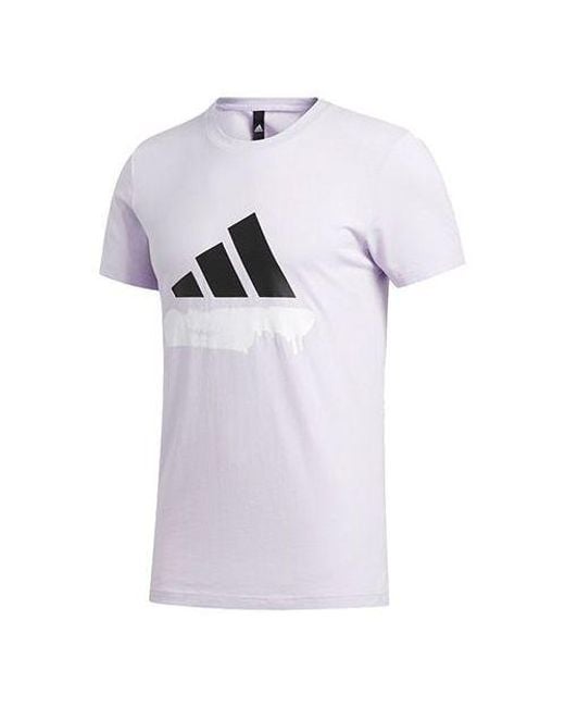 Adidas White Sports Stylish Short Sleeve for men