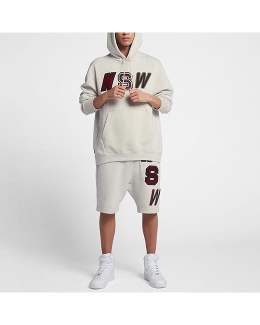 Nike Gray Nsw Fleece Lined Stay Warm Pullover for men