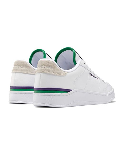 Reebok White Ad Court Skate Shoes for men