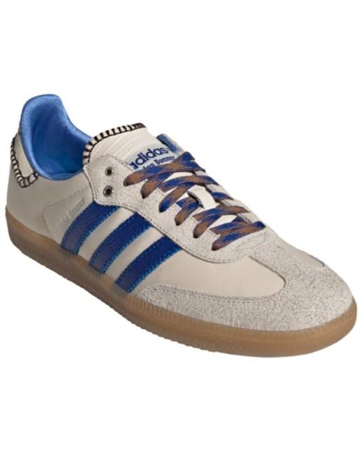 Adidas Blue X Wales Bonner Samba Nylon 'Wonder Clay Royal' for men