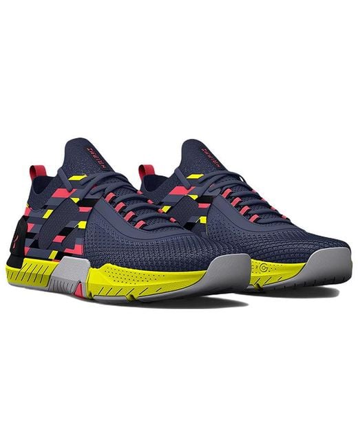 Under Armour Blue Tribase Reign 4 Pro Amp 'Aurora Multi' for men