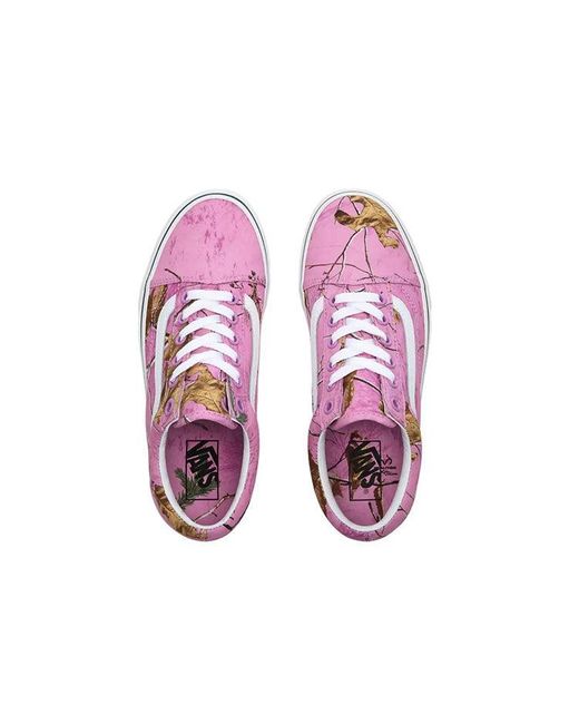 Vans Pink Realtree X Old Skool 'Wild Orchid' for men