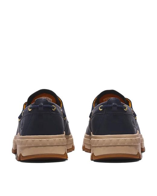 Timberland Blue Greenstride Originals Ultra Leather Boat Shoes for men
