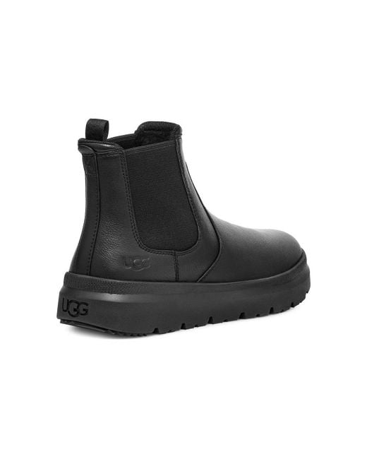 Ugg Black Burleigh Chelsea Boot for men