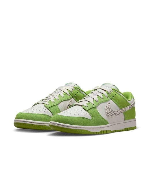 Nike Green Dunk Low Shoes for men