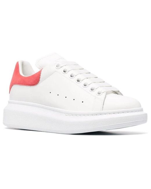 McQueen White (Wmns) Oversized Sneaker Coral'