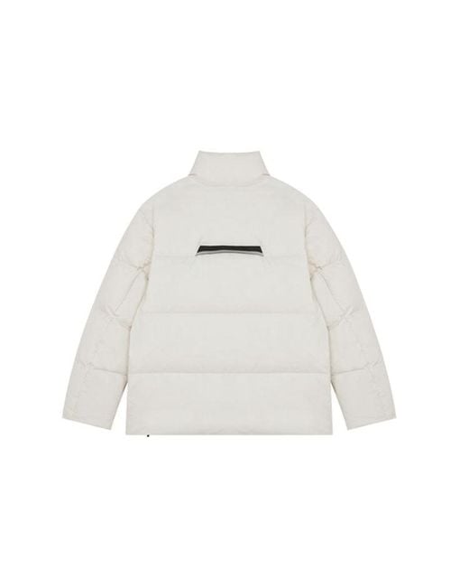 New Balance White Short Down Jacket