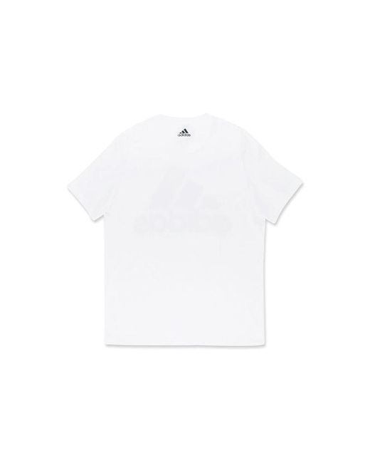 Adidas White Sports Stylish Short Sleeve for men