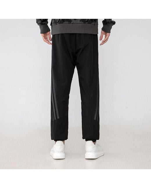 Adidas Black Fi Wv Bst Pt Big Pocket Bundle Feet Sports Pants/Trousers/Joggers for men