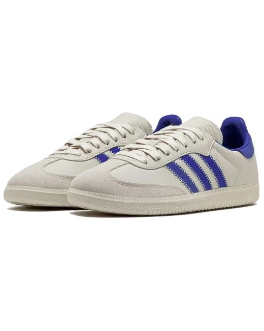 Adidas Blue X Pharrell Humanrace Samba 'Royal Alumina' for men