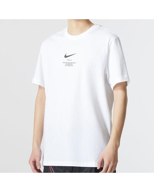 Nike White Sportswear Nsw Tee Big Swoosh Logot for men