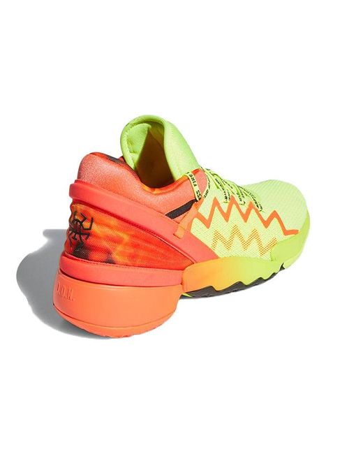 Adidas Yellow D.O.N. Issue #2 'Fire Of Greatness' for men