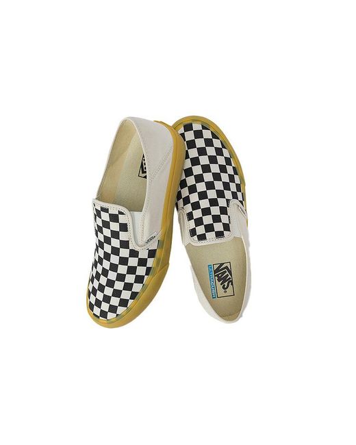 Vans White Slip-On Casual Low Tops Skateboarding Shoes for men