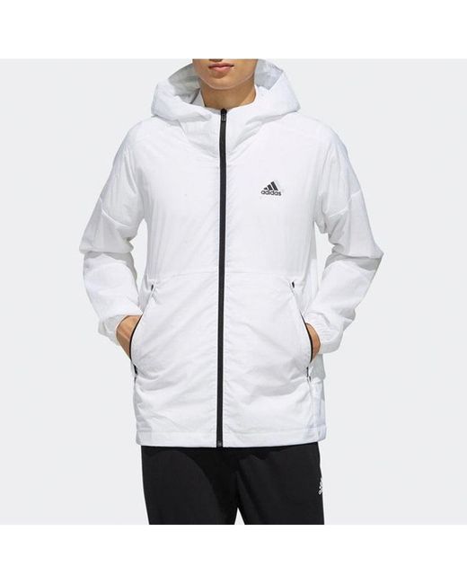 Adidas Blue Back Logo Woven Jacket for men
