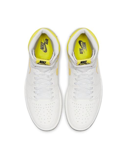 Nike White 1 Retro High Og 'First Class Flight' for men