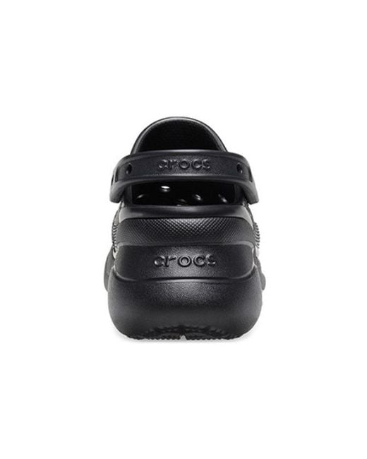 CROCSTM Black (Wmns) Small Whale Retro Thick Sole Sandals