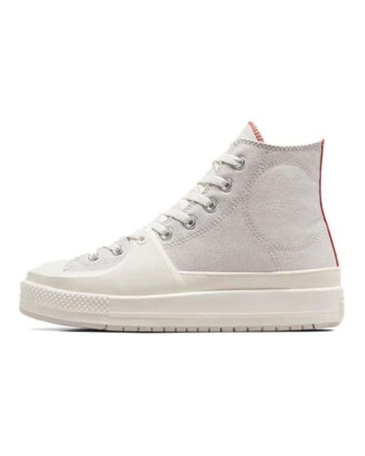 Converse White All Star Construct Sport Remastered 'Pale Putty'